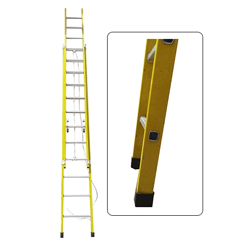 Fiberglass Swage Structure Extension Ladder