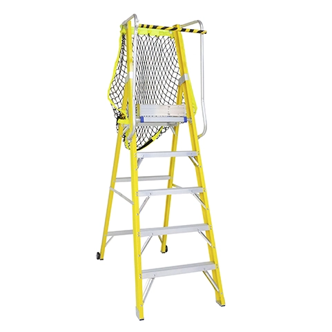 Fiberglass platform ladder-(KBG-140F) 