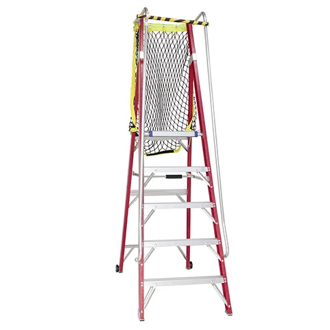 Fiberglass platform ladder-(KBG-F140C) 