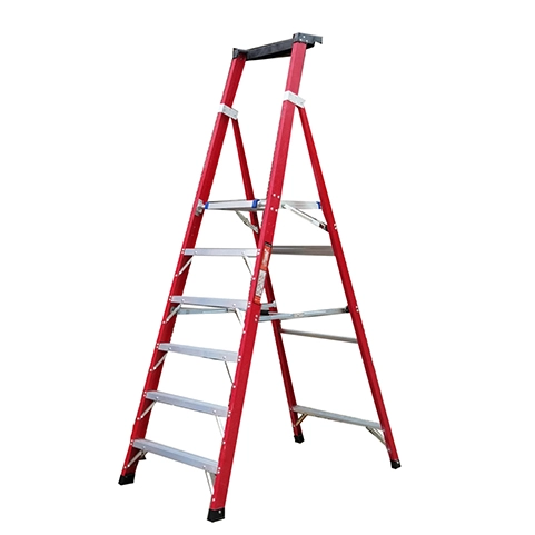 Fiberglass platform ladder-(KBG-140D) 