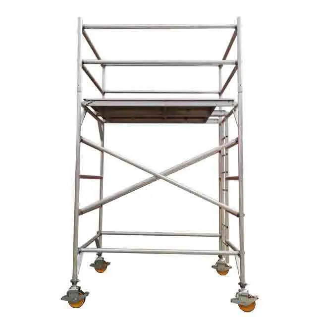 2.0m Double Width Aluminum Scaffold Build in Ladder